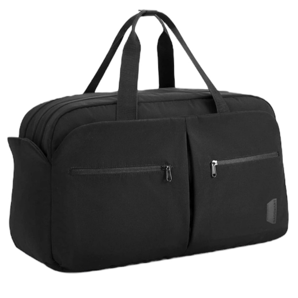 Convertible Black Travel Duffle for Women - Versatile Carryall
